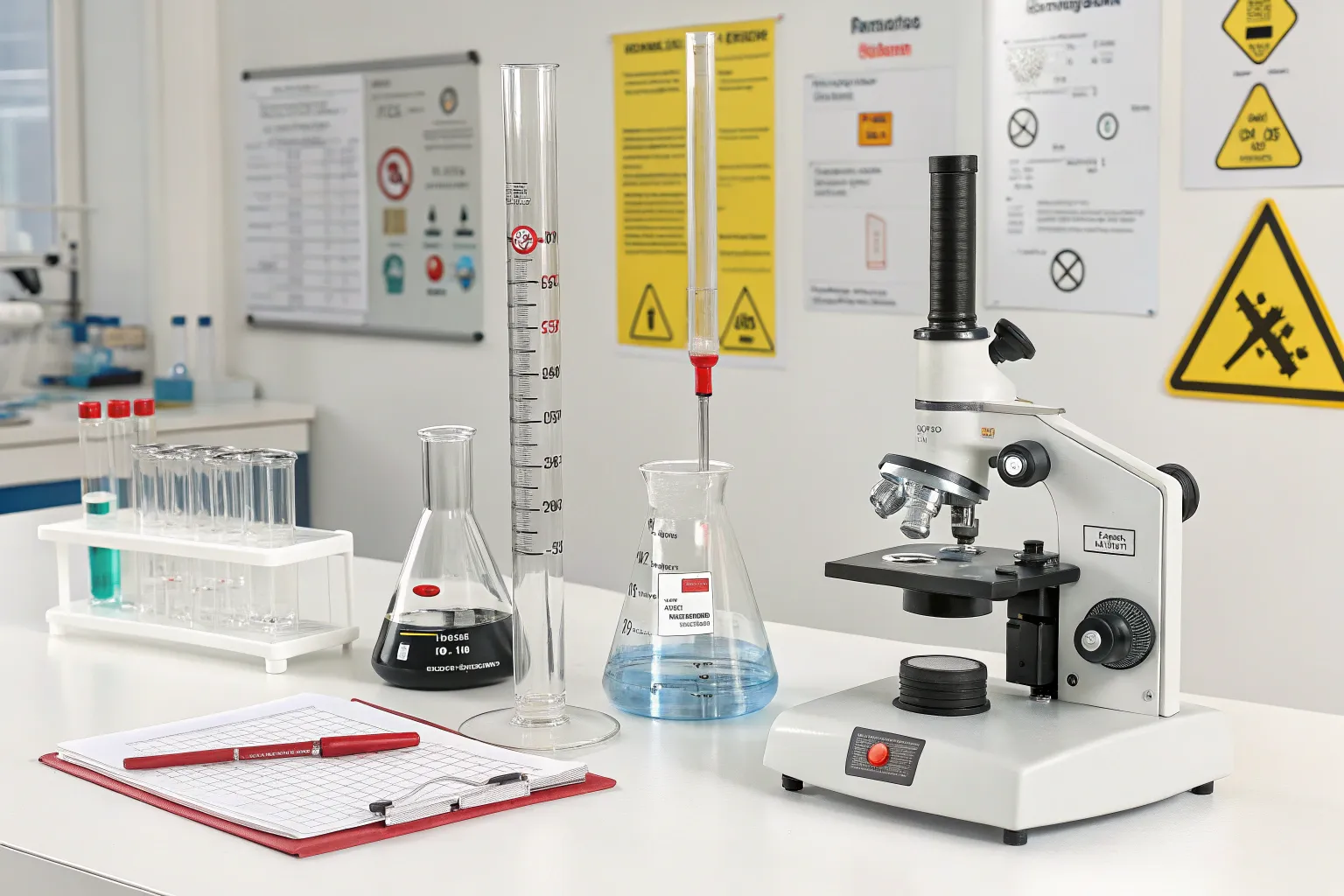 وسایل آزمایشگاهی مورد نیاز برای آزمایشگاه‌های شیمی و زیست‌شناسی