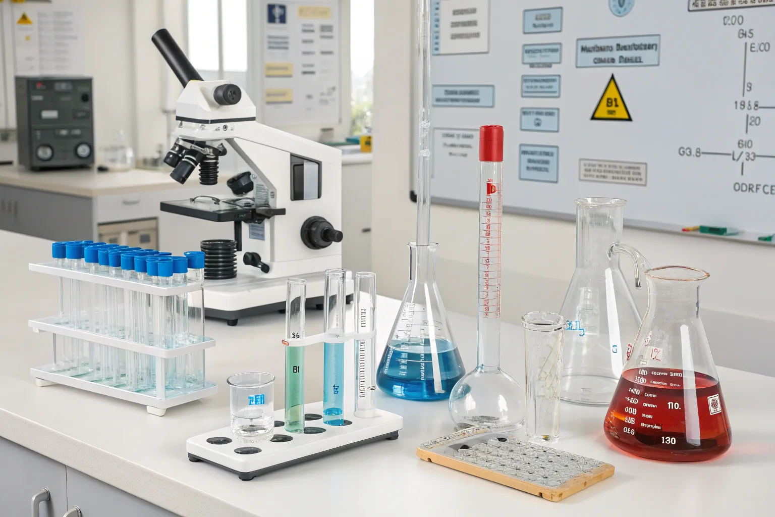 وسایل آزمایشگاهی مورد نیاز برای آزمایشگاه‌های شیمی و زیست‌شناسی