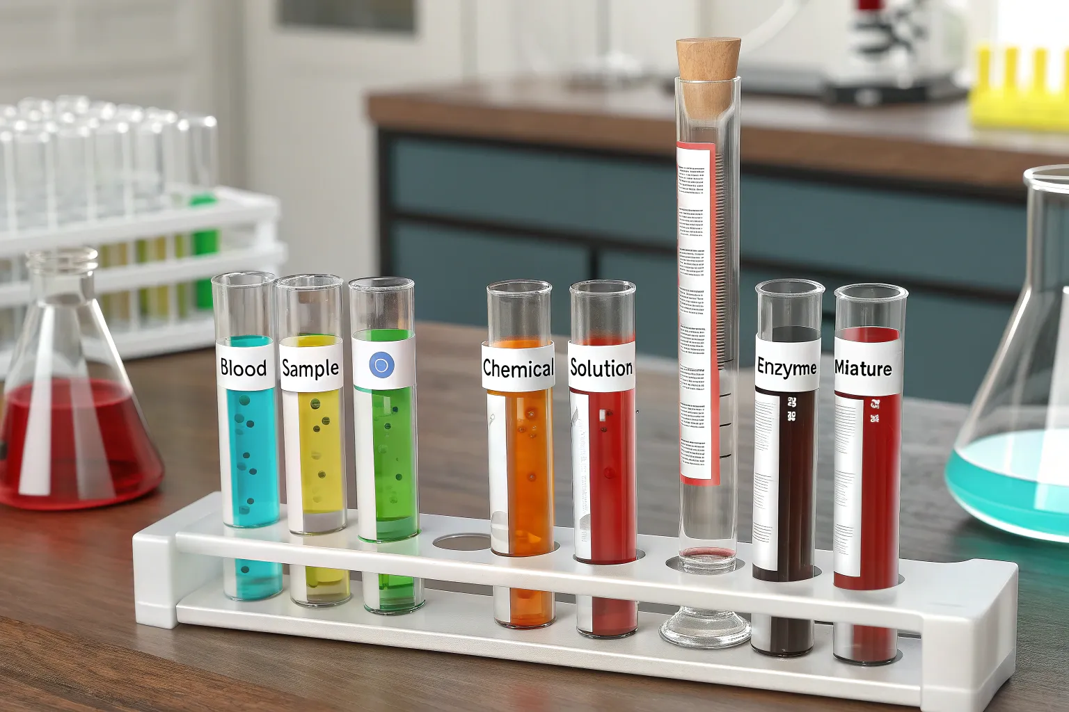 کاربرد لوله آزمایش در مدارس، دانشگاه‌ها و آزمایشگاه‌های تحقیقاتی