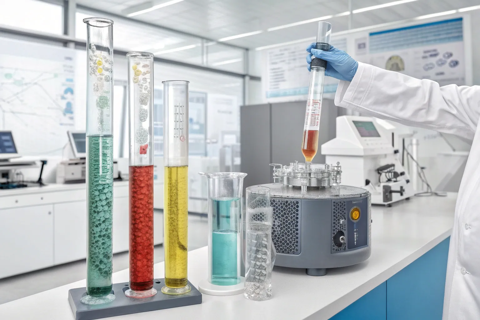 کاربرد لوله آزمایش در مدارس، دانشگاه‌ها و آزمایشگاه‌های تحقیقاتی